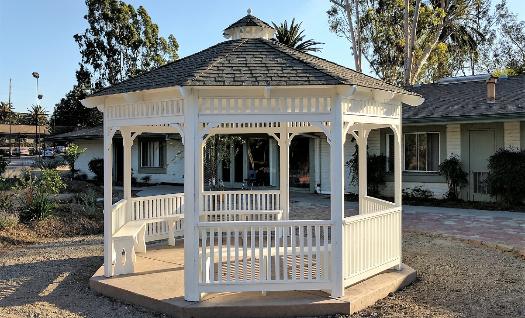 Wood Gazebo 14 ft. Octagon California