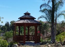 Octagon Redwood Gazebo Covina Ca