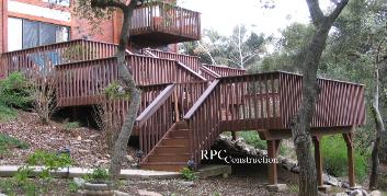 Tri-Level Composite Deck with Jaccuzzi